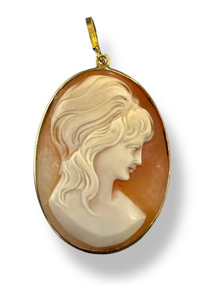 Pendente Mandile 1922 Donna Cammei  in Argento Conchiglia 2MCICM130 - 2MCICM130